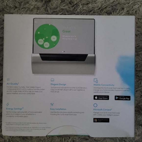 Johnson Controls GLAS Smart Thermostat - Picture 4 of 6